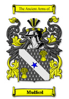 Mudford family crest