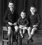 WR Fawcett's three children, Gordon Walda & Geoff