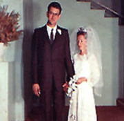 Gordon and new wife Dorothea Becker, Alice Springs 1969